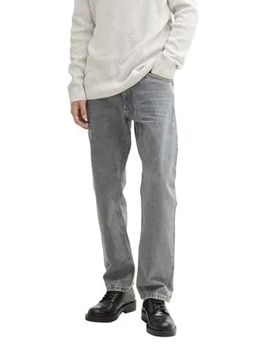 Produktbild: TOM TAILOR Denim Herren Loose Straight Fit Jeans, 10162 - Mid Stone Blue Grey Denim, 33/32