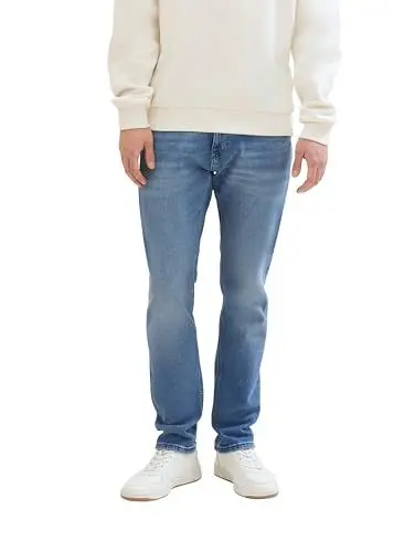 Produktbild: TOM TAILOR Denim Herren Piers Slim Jeans, 10119 - Used Mid Stone Blue Denim, 31/32