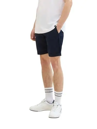 Produktbild: TOM TAILOR Denim Herren Slim Fit Chino Bermuda Shorts, sky captain blue, XL
