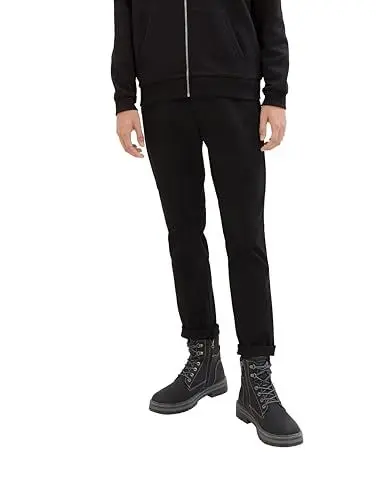 Produktbild: TOM TAILOR Denim Herren 1008253 Slim Fit Chino Hose Mit Gürtel, 10668 - Sky Captain Blue, 33W / 32L EU