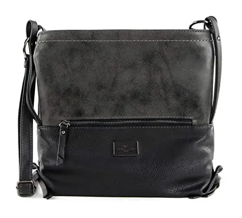 Produktbild: TOM TAILOR Elin Damen Umhängetasche Crossbody Bag Mittelgroß Schwarz