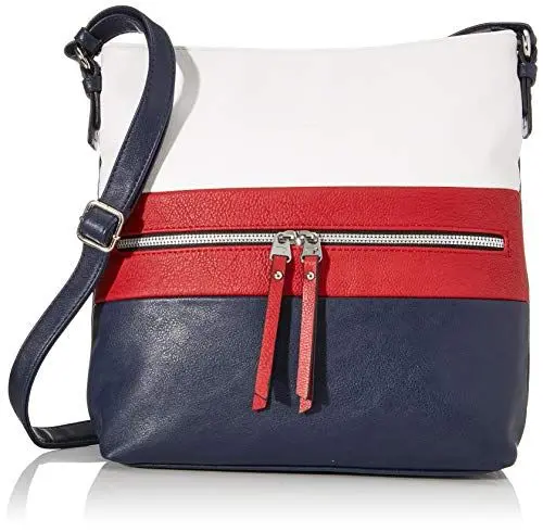 Produktbild: TOM TAILOR Ellen Damen Umhängetasche Crossbody Bag Groß Blau