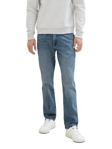 Produktbild: TOM TAILOR Herren 1035877 Marvin Straight Jeans, 10141-Stone Blue Denim, 33W x 32L