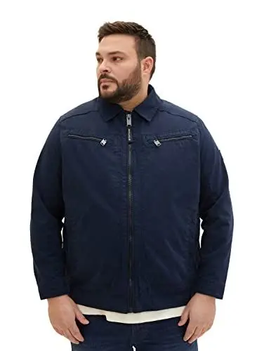 Produktbild: TOM TAILOR Herren 1037016 Plussize Jacke, 10668 - Sky Captain Blue, XXL