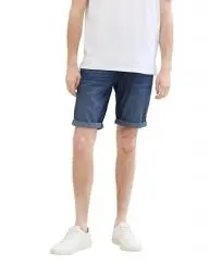 Produktbild: TOM TAILOR Herren Josh Regular Denim Shorts, Used Mid Stone Blue Denim, 34