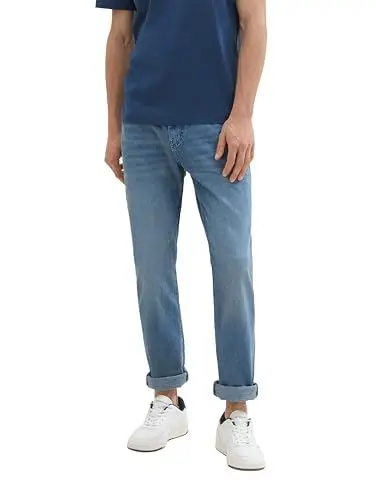 Produktbild: TOM TAILOR Herren Josh Regular Slim Jeans, 10141 - Stone Blue Denim, 36/34