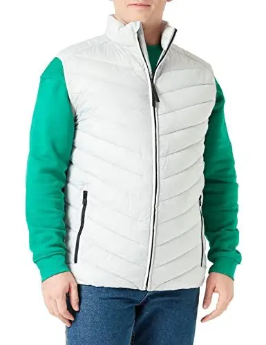 Produktbild: TOM TAILOR Herren Lightweight Stepptweste 1031473, 29767 - Rough Grey, XXL