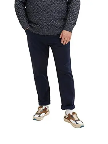 Produktbild: TOM TAILOR Herren Plusize Thermo Hose 1035785, 10668 - Sky Captain Blue, 48W / 36L