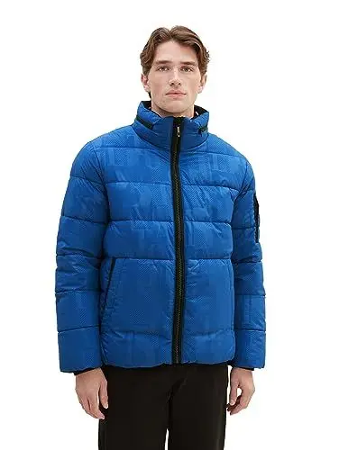 Produktbild: TOM TAILOR Herren Puffer-Jacke mit abnehmbarer Kapuze