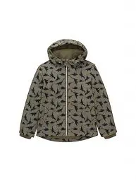 Produktbild: TOM TAILOR Jungen 1038478 Softshell Jacke mit Dinosaurier, 33948-olive Dino All Over Print, 128/134