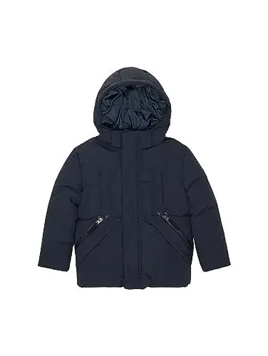Produktbild: TOM TAILOR Jungen 1038482 Winter Parka mit Abnehmbarer Kapuze, 10668-sky Captain Blue, 92-98
