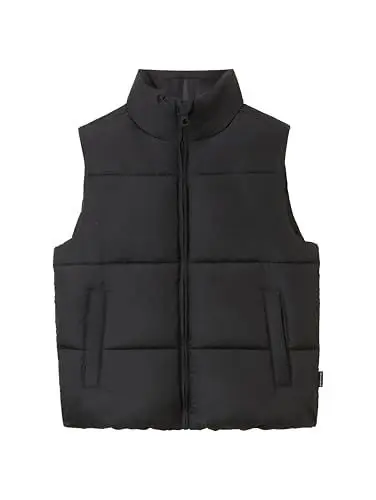 Produktbild: TOM TAILOR Jungen 1043011 Kinder Puffer Weste, 29999-Black, 140