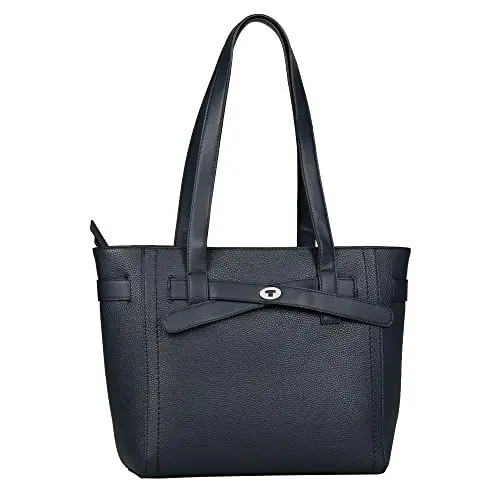 Produktbild: TOM TAILOR Lilly Damen Shopper Umhängetasche Reißverschluss Mittelgroß Blau