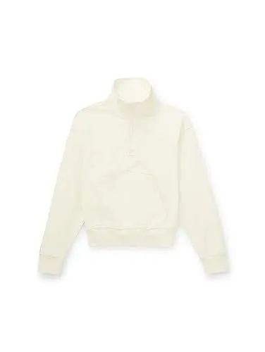 Produktbild: TOM TAILOR Mädchen 1038076 Oversized Troyer Sweatshirt, 12906-Wool White, 164