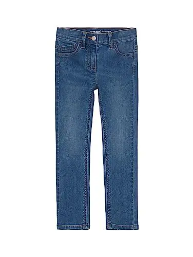 Produktbild: TOM TAILOR Mädchen 1038231 Basic Treggings Skinny Jeans, 10113-Clean Mid Stone Blue Denim, 122