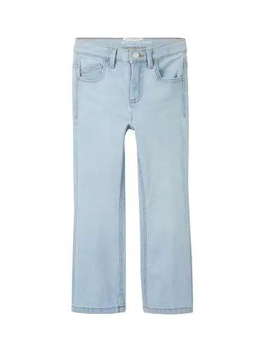 Produktbild: TOM TAILOR Mädchen Kinder Jeanshose mit Schlag, 10113 - Clean Mid Stone Blue Denim, 110