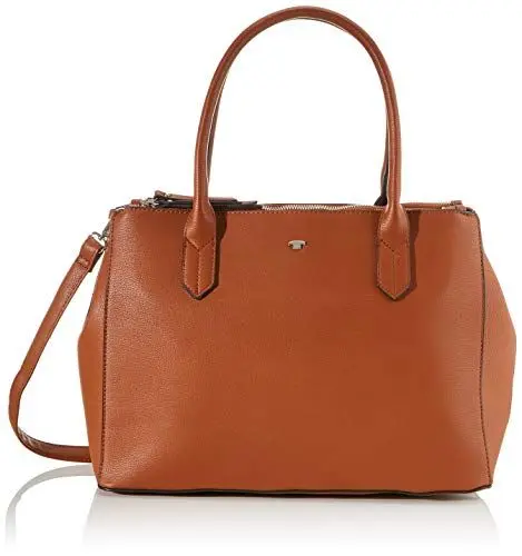 Produktbild: TOM TAILOR Roma Damen Shopper Umhängetasche Reißverschluss Mittelgroß Braun