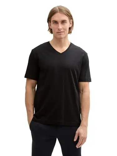 Produktbild: TOM TAILOR T-Shirt aus Baumwolle mit Logo-Print, Peacock Green, M