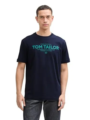 Produktbild: TOM TAILOR T-Shirt mit Herz-Print, Bright Rose, S