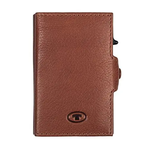Produktbild: TOM TAILOR bags Jemy Damen Kreditkartenetui Card Slider Leder Mittelgroß Cognac Braun