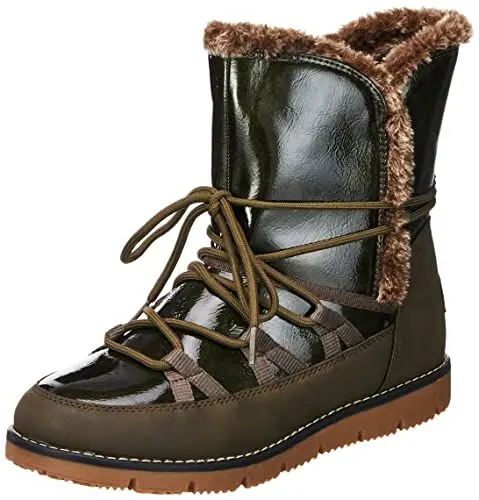 Produktbild: Tom Tailor Damen 4293106 Stiefelette, Khaki, 40 EU