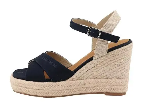Produktbild: Tom Tailor Damen 5390900012 Keilsandale, Navy, 36 EU