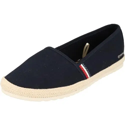 Produktbild: Tom Tailor Damen 7490090001 Flacher Slipper, Navy, 36 EU