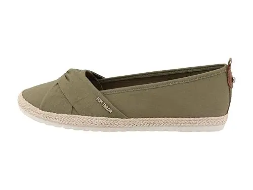 Produktbild: Tom Tailor Damen 7490090004 Flacher Slipper, Green, 36 EU