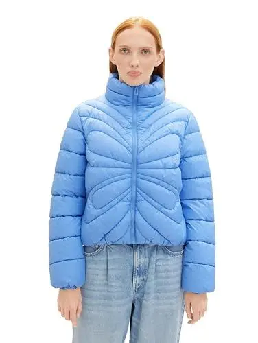 Produktbild: Tom Tailor Denim Damen Lightwight Steppjacke mit Stehkragen, 18712 - Sicilian Blue, L