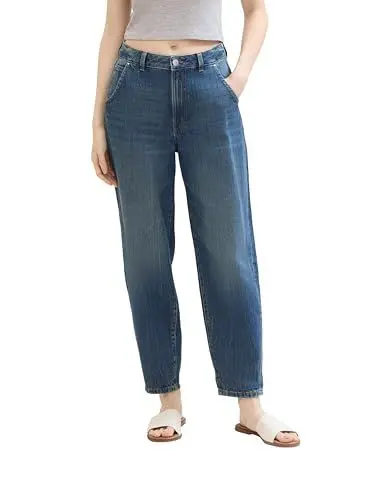 Produktbild: Tom Tailor Denim Damen Mom Fit Jeans, 10283 - Stone Wash Denim, M