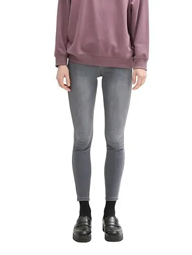 Produktbild: Tom Tailor Denim Damen Nela Extra Skinny Jeans, 10219 - Used Mid Stone Grey Denim, S/32
