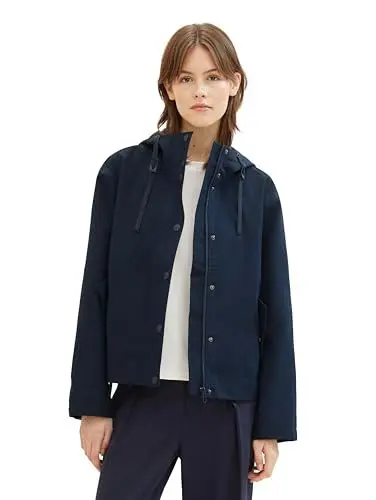 Produktbild: Tom Tailor Denim Damen Parka Jacke mit Kapuze, 10668 - Sky Captain Blue, XL