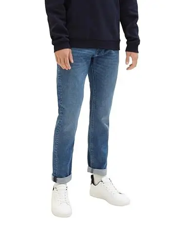 Produktbild: Tom Tailor Denim Herren Piers Slim Jeans, 10141 - Stone Blue Denim, 32/32
