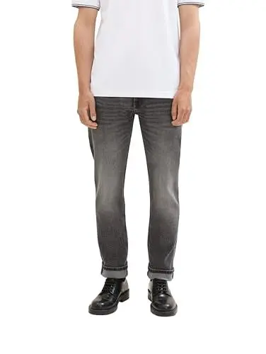 Produktbild: Tom Tailor Denim Herren Piers Slim Jeans, 10219 - Used Mid Stone Grey Denim, 32/32
