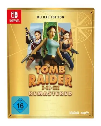 Produktbild: Tomb Raider 1-3 Remastered Starring Lara Croft Deluxe Edition - Switch