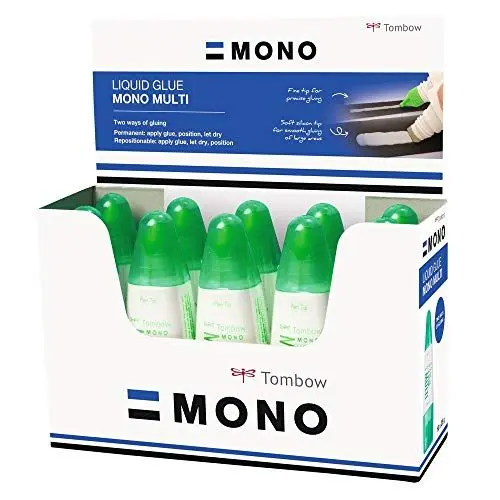 Produktbild: Tombow PT-MTC-10P Flüssigkleber Multi Talent mit zwei Spitzen, 10er-Pack