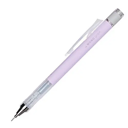 Produktbild: Tombow MONO graph Druckbleistift 0,5 mm, lavendel, HB, präzises Zeichnen mit 4-mm-Spitze, Schüttel-Mechanismus, inkl. nachfüllbarer Radierer (SH-MG94)