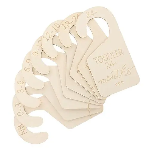 Produktbild: TOMETURE 8 Stück Babykleidung Organizer Trennwände Babykleidung Trennwände Dekorative Schrankteiler Babykleidung Trennwand Schrankteiler Für Babykleidung Neugeborene Schrankteiler