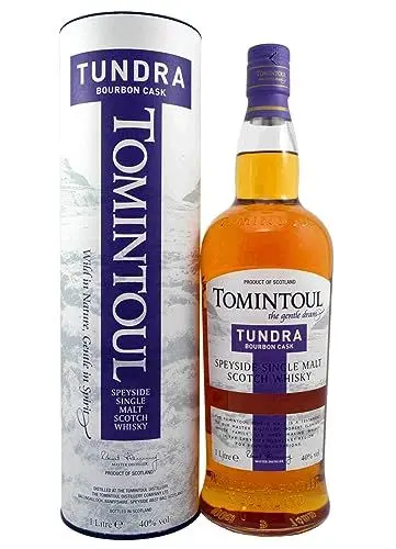 Produktbild: Tomintoul TUNDRA Bourbon Cask Speyside Single Malt Scotch Whisky 40% Vol. 1l in Geschenkbox