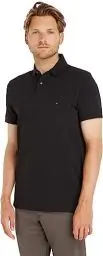 Produktbild: Tommy Hilfiger Herren Poloshirt Kurzarm 1985 Regular Fit, Schwarz (Black), XS