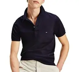 Produktbild: Tommy Hilfiger 1985 SLIM POLO Kurzarm Poloshirts Herren, Blau (Desert Sky), M