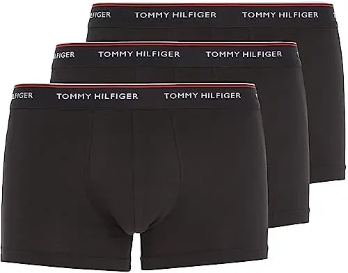 Produktbild: Tommy Hilfiger Herren Boxershorts Low Rise Trunks aus Baumwolle, Schwarz (Black), M