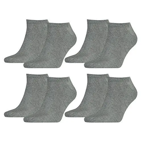 Produktbild: Tommy Hilfiger 8 Paar Sneaker Socken Gr. 39-49 Herren Business Socken, Farbe:758 - middle grey mélange, Socken & Strümpfe:43-46