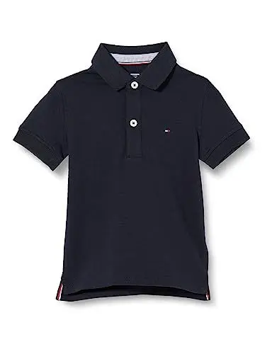 Produktbild: Tommy Hilfiger Jungen Poloshirt Kurzarm aus Bio-Baumwolle, Blau (Sky Captain), 3 Jahre