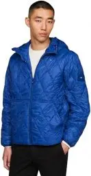 Produktbild: Tommy Hilfiger Herren Steppjacke Übergangsjacke, Blau (Anchor Blue), L