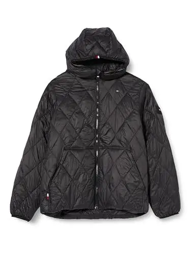 Produktbild: Tommy Hilfiger Herren Steppjacke Übergangsjacke, Schwarz (Black), L
