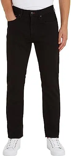 Produktbild: Tommy Hilfiger Herren Jeans Hose Core Denton Chelsea mit Stretch, Schwarz (Chelsea Black), 40W/34L