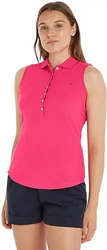 Produktbild: Tommy Hilfiger Damen 0,00 Stretch, Rosa (Bright Cerise Pink), XL
