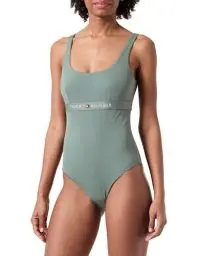 Produktbild: Tommy Hilfiger One Piece (EXT Sizes) Regulär Damen, Grün (Stonewash Green), S