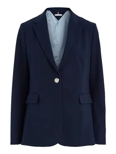 Produktbild: Tommy Hilfiger Damen Blazer Sportlich, Blau (Desert Sky), 38